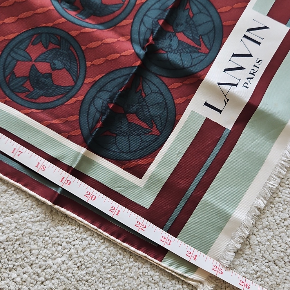 Two vintage scarves by Lanvin & Liberty - Picture 5 of 10